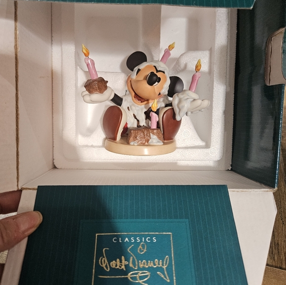 Walt Disney Classic Collection Mickey's Birthday Party Figurine. New‎ In Box - Picture 3 of 12